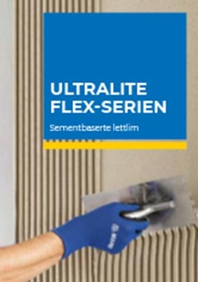 Ultralite Flex-serien sementbaserte lettlim